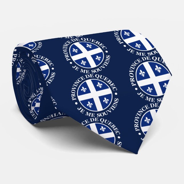 Province de Quebec Tie (Rolled)