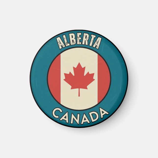 Province of Alberta Canada Magnet (Front)