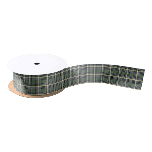 Province of Alberta Canada Tartan Satin Ribbon (Spool)