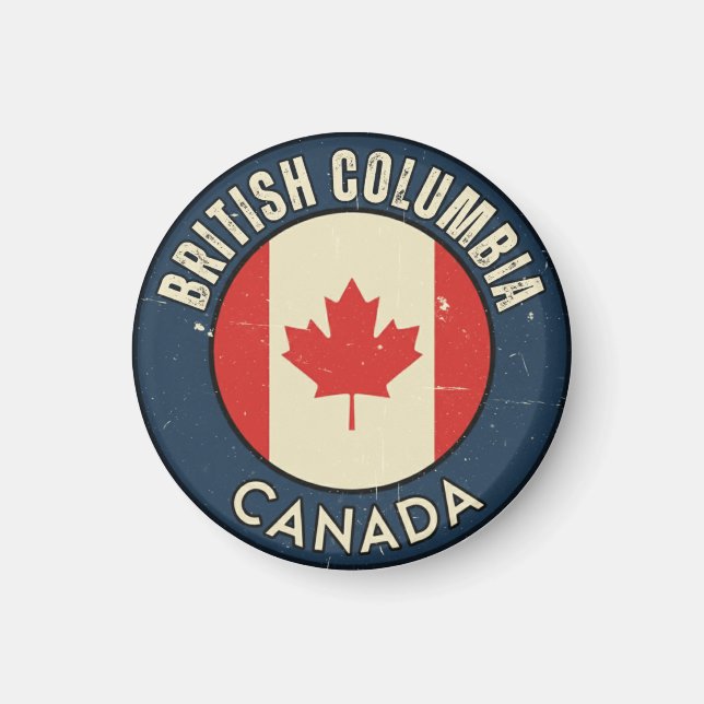 Province of British Columbia Canada Magnet (Front)