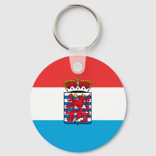 Province Of Luxembourg, Belgium flag Key Ring