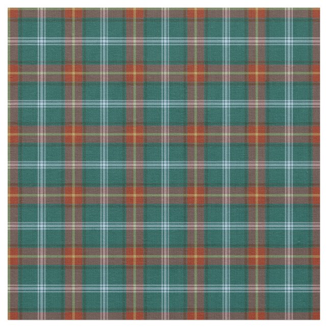 Province of Manitoba Canada Tartan Fabric (Close Up)