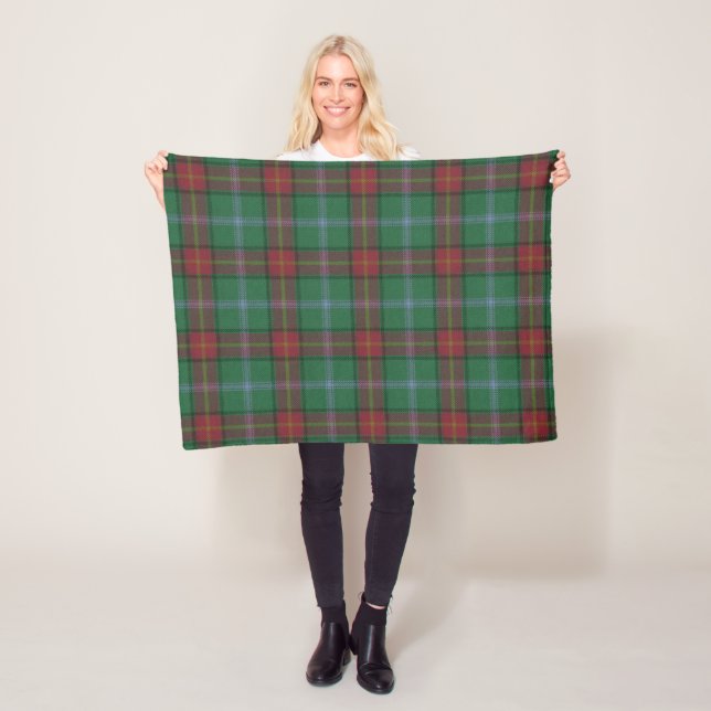 Province of Manitoba Original Tartan Fleece Blanket (In Situ)