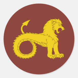 Province of Mooneschadowe Populace Badge Classic Round Sticker