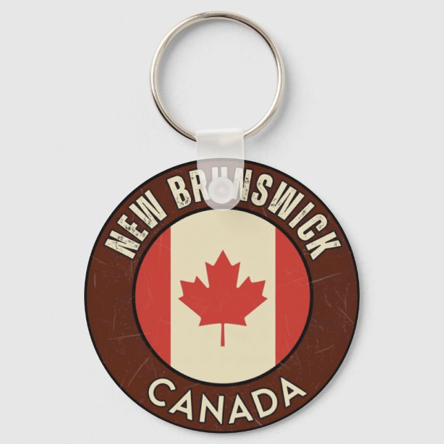 Province of New Brunswick Canada Key Ring (Front)