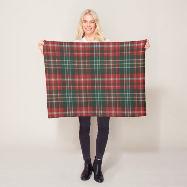 Province of New Brunswick Original Tartan Fleece Blanket (In Situ)