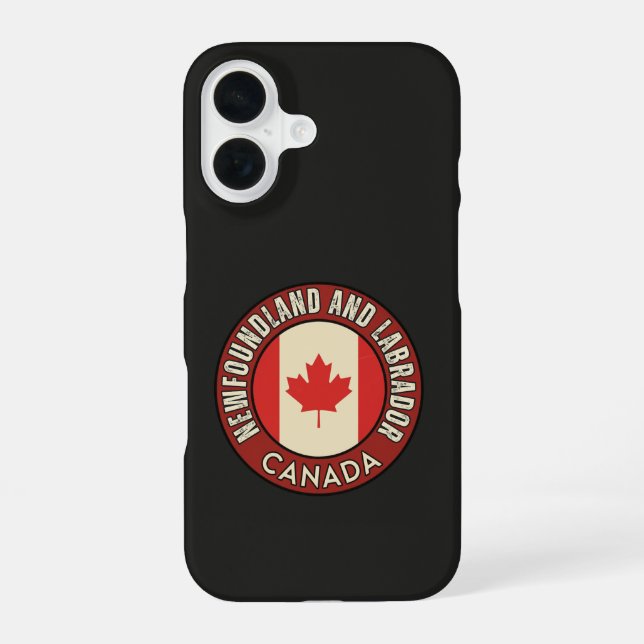 Province of Newfoundland and Labrador Canada iPhone 16 Case (Back)