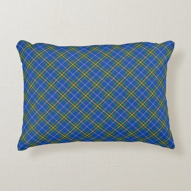 Province of Nova Scotia Canada Tartan Decorative Cushion (Front)