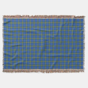 Province of Nova Scotia Canada Tartan Pattern Throw Blanket