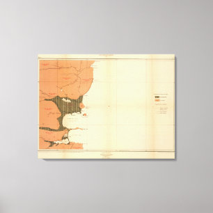 Province of Nova Scotia Island of Cape Breton Canvas Print