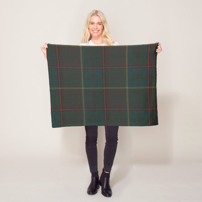 Province of Ontario Original Tartan Fleece Blanket (In Situ)