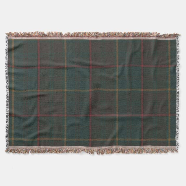 Province of Ontario Original Tartan Throw Blanket (Front)