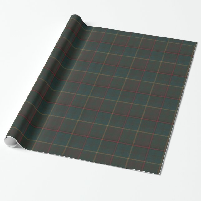 Province of Ontario Tartan Wrapping Paper (Unrolled)