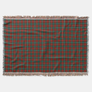 Province of Prince Edward Island Canada Tartan Throw Blanket