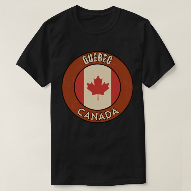Province of Quebec Canada T-Shirt (Design Front)