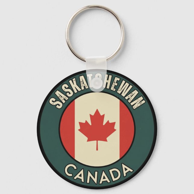 Province of Saskatchewan Canada Key Ring (Front)