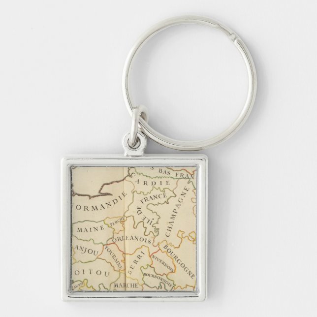 Provinces, France Key Ring (Front)
