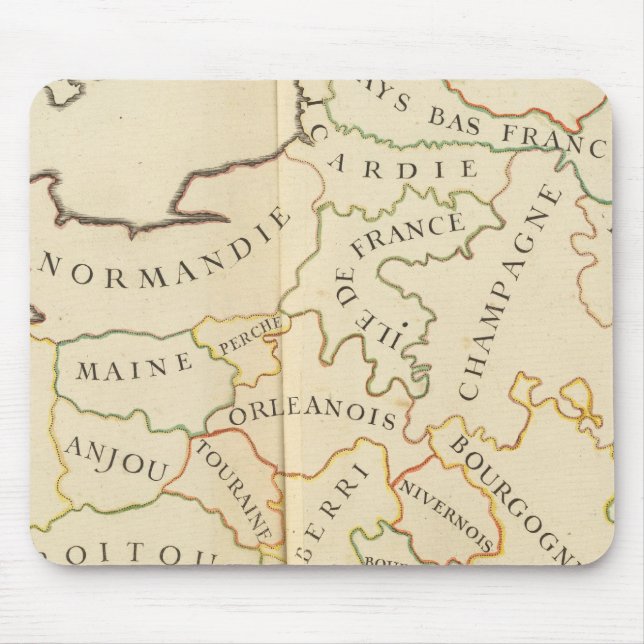 Provinces, France Mouse Mat (Front)