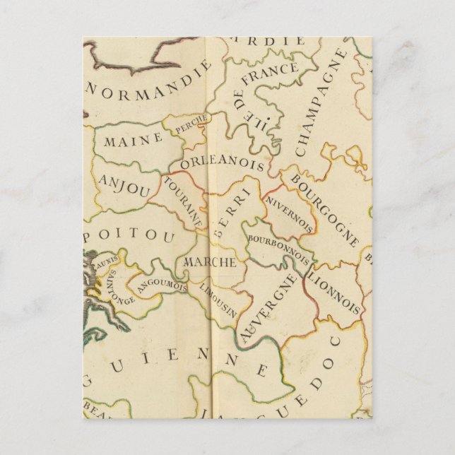 Provinces, France Postcard (Front)