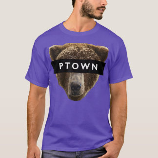 Provincetown Bear PTOWN Censor Bar 1697  T-Shirt