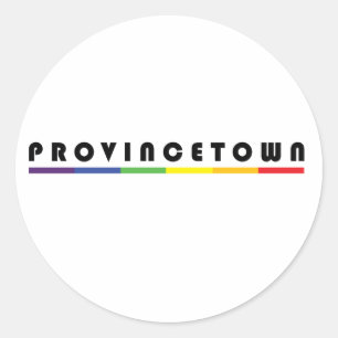 Provincetown Classic Round Sticker