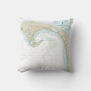 Provincetown Harbour Nautical Chart 13249 Cushion