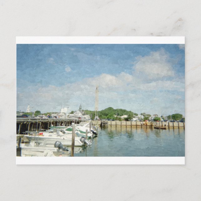 Provincetown Harbour Postcard (Front)