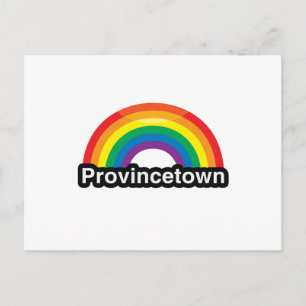 PROVINCETOWN LGBT PRIDE RAINBOW -.png Postcard