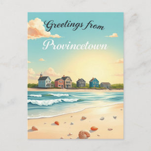 Provincetown, Massachusetts – Cape Cod Beaches Postcard