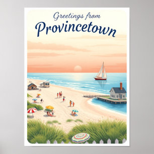 Provincetown, Massachusetts – Cape Cod Beaches Poster