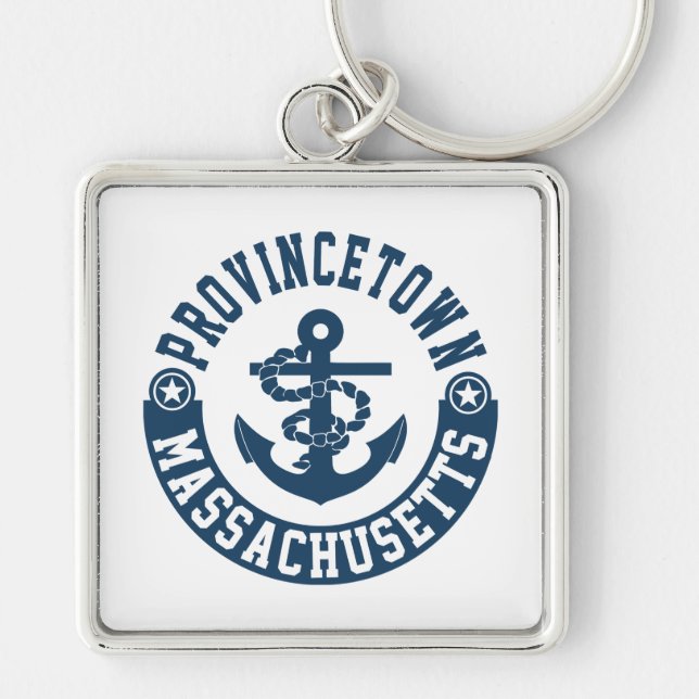 Provincetown Massachusetts Key Ring (Front)