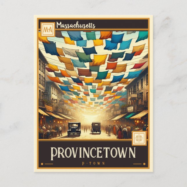 Provincetown, Massachusetts  | Vintage Postcard (Front)