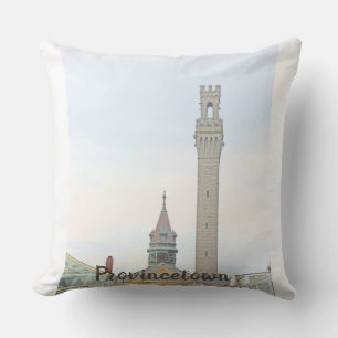 Provincetown, Pilgrim Monument, Race Point Sunset Cushion