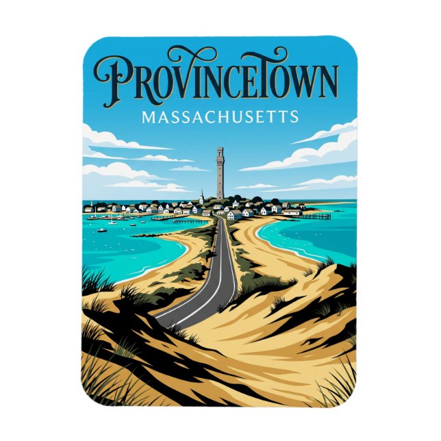 Provincetown USA Magnet (Vertical)