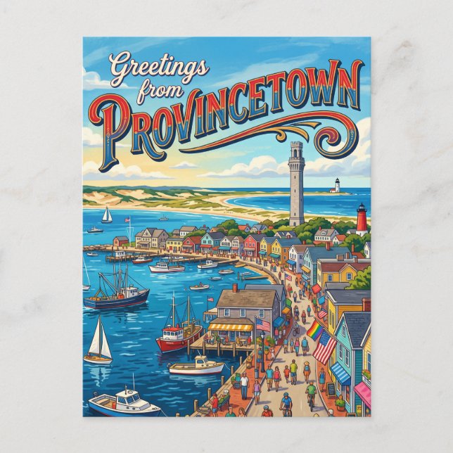 Provincetown USA Postcard (Front)