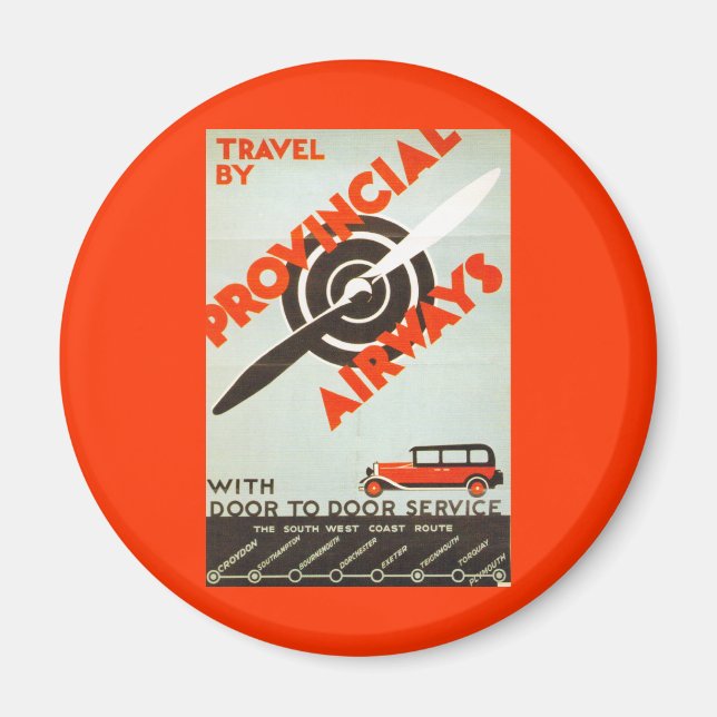 Provincial Airways Magnet (Front)
