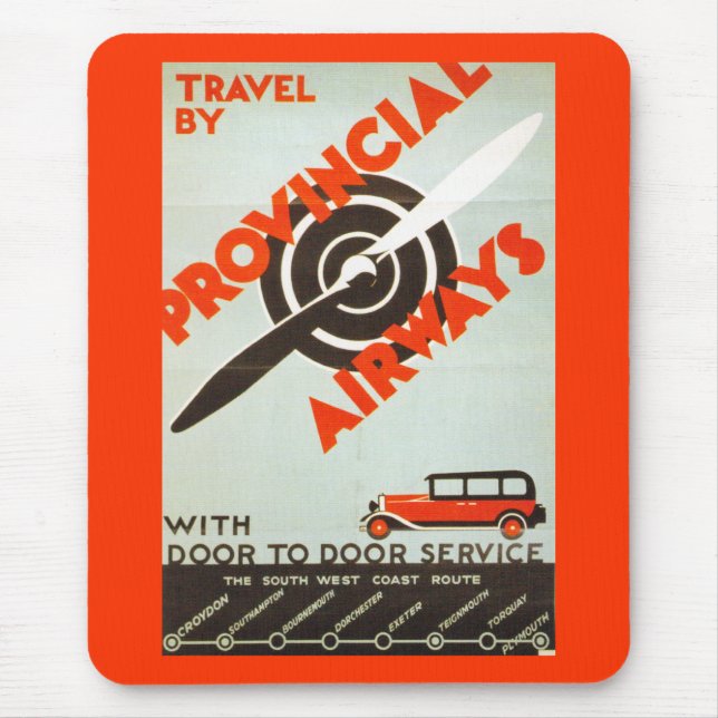 Provincial Airways Mouse Mat (Front)