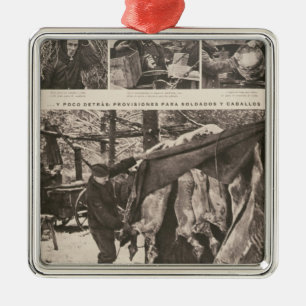 Provisions for soldiers & troops on Eastern Metal Tree Decoration