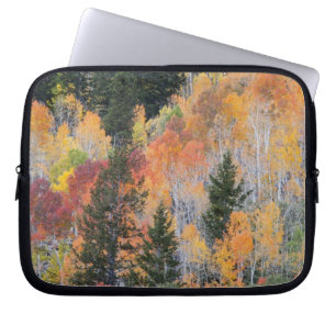 Provo River and aspen trees Laptop Sleeve