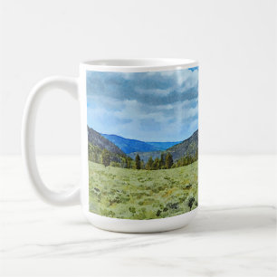 Provo River Valley in Uinta Mountains Coffee Mug