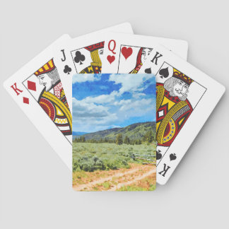 Provo River Valley in Uinta Mountains Playing Cards