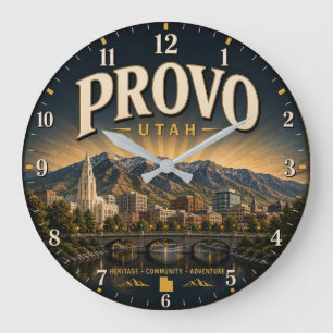 Provo Utah  Large Clock