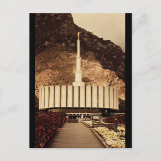 Provo, Utah LDS Temple Postcard