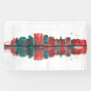 Provo Utah Skyline Banner
