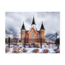 Provo Utah Souvenir City Centre Temple Postcard