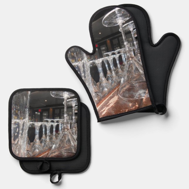 Provocative Identities Oven Mitt & Pot Holder Set (Front/Back)