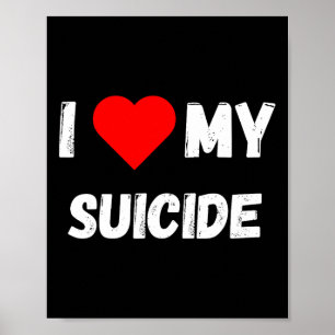 Provocative Suicide Awareness Activism Advocacy  Poster