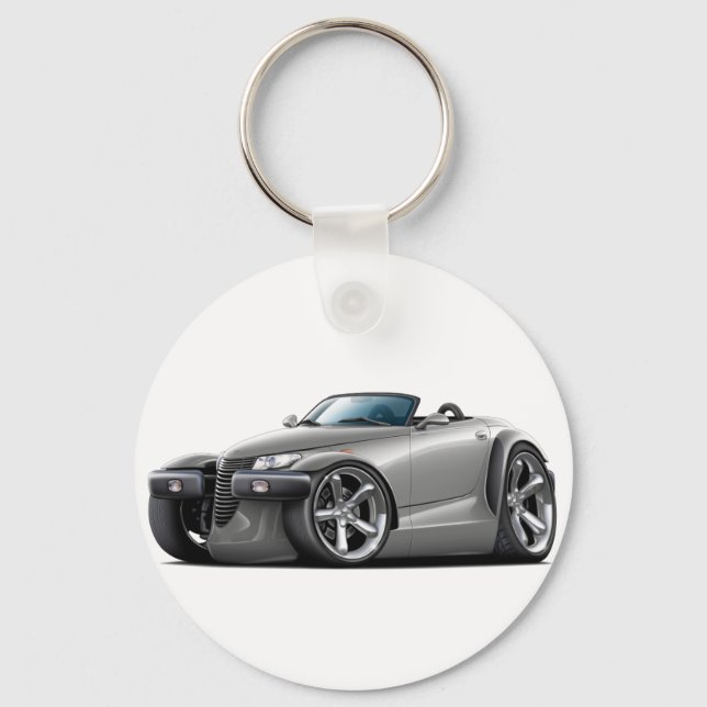 Prowler Grey Car Key Ring (Front)