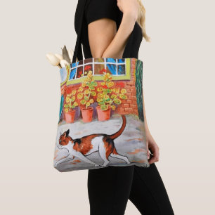 Prowling Cat, Louis Wain Tote Bag