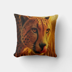 Prowling Cheetah Cushion
